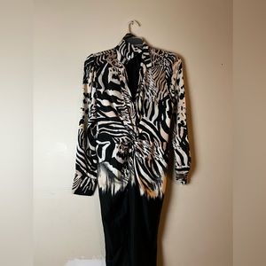 Maxine Long Sleeve satin Dress